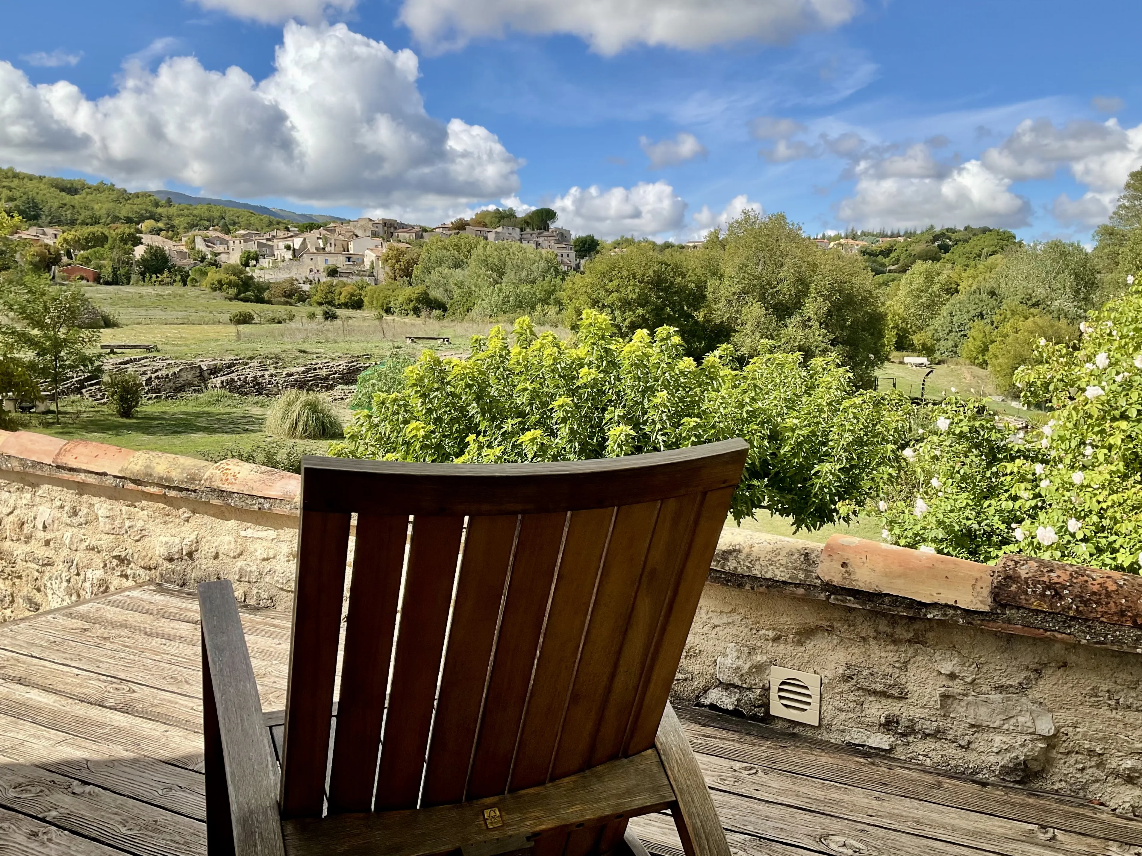 Vue depuis la terrasse